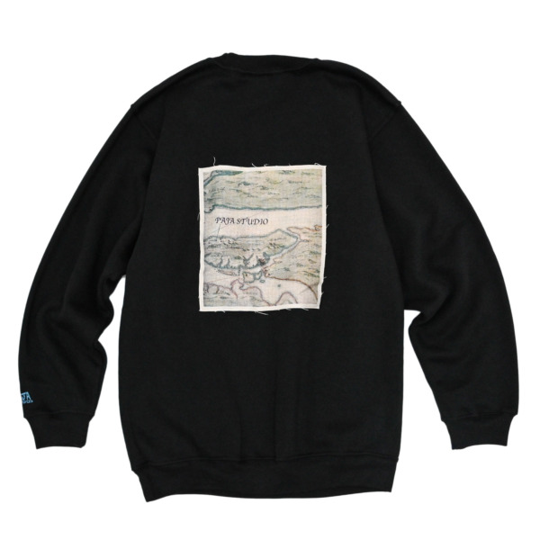 PAJA STUDIO /// Old NY Map Sweat Shirts 01