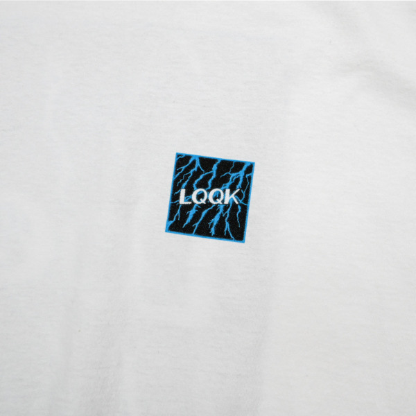 LQQK STUDIO /// ELECTRIC CLASSIC LOGO TEE White 03