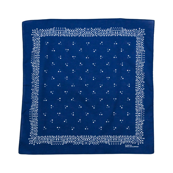 PLANETUS /// Neo classic dots Bandana Navy 01