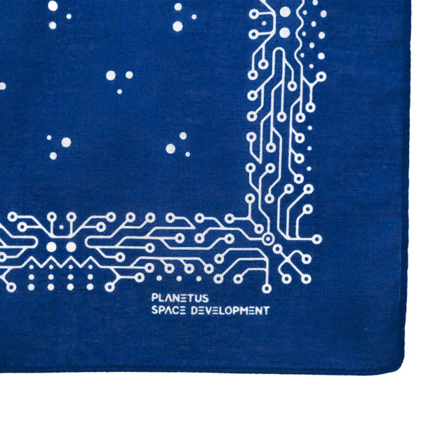 PLANETUS /// Neo classic dots Bandana Navy 02