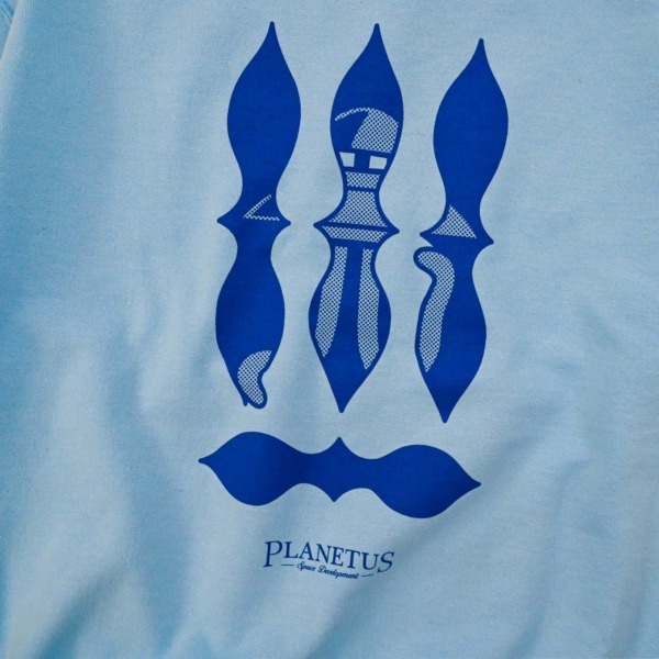 PLANETUS /// Santafe Crew neck Sweat Light blue 03