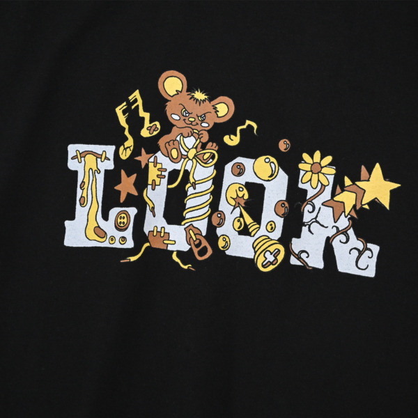 LQQK STUDIO /// CREATURE LOGO L/S TEE Black 02