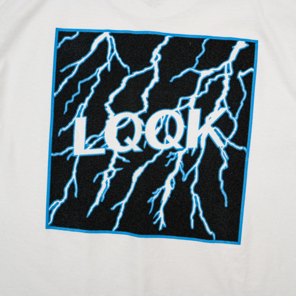 LQQK STUDIO /// ELECTRIC CLASSIC LOGO TEE White 04