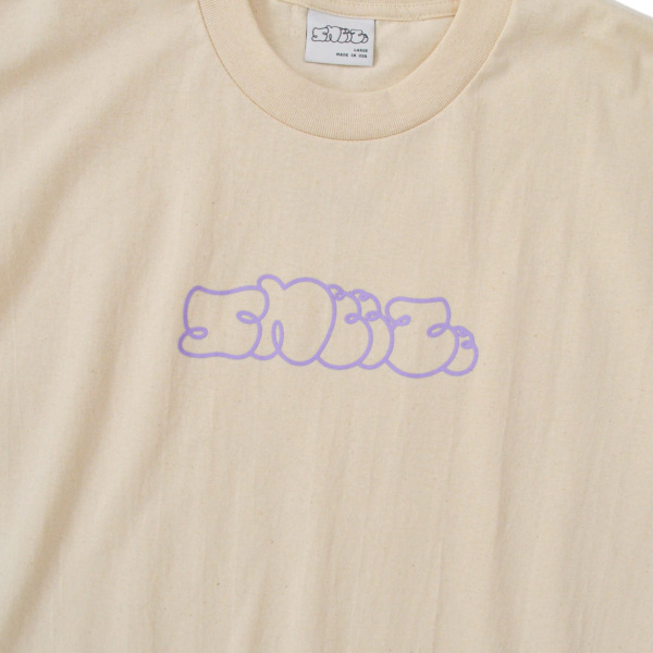 Sneeze Magazine /// SNEEZE / SUPPLY Logo Tee Natural×Lavender 02