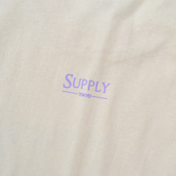 Sneeze Magazine (SNEEZE / SUPPLY Logo Tee Natural×Lavender) 通販 ｜ SUPPLY ...