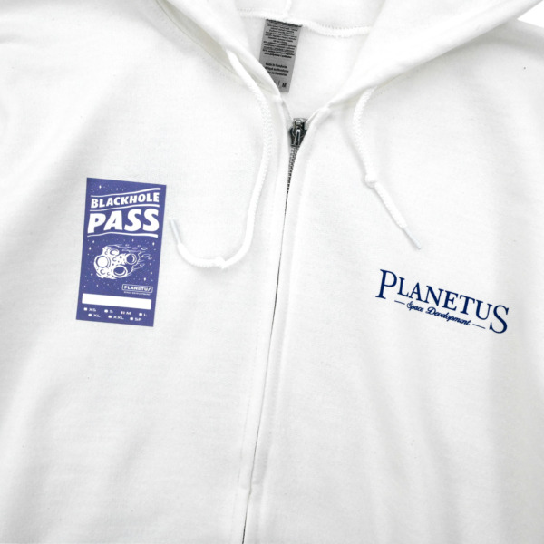 PLANETUS /// Santafe Zip hood Sweat White 02