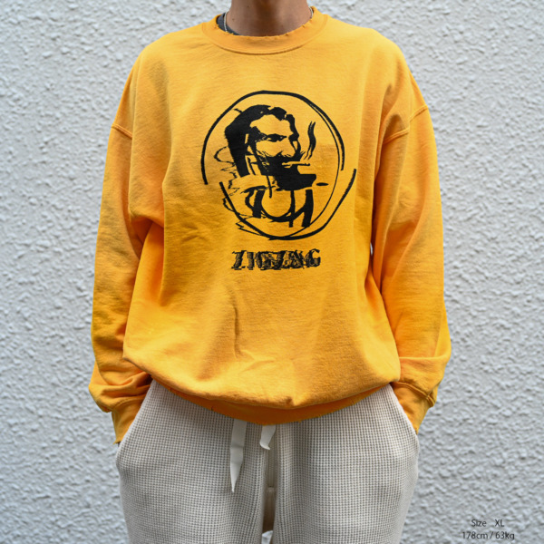 Sasquatchfabrix. /// ERROR ZIGZAG SWEATSHIRT Yellow 04