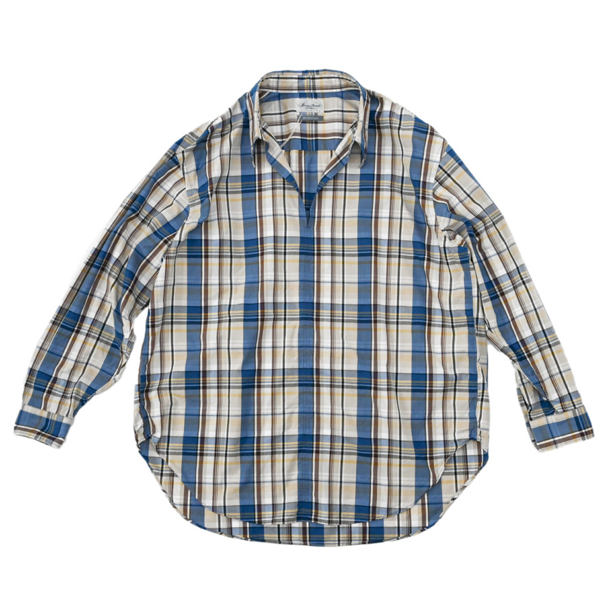 Marvine Pontiak shirt makers (Skipper SH Blue Madras CH) 通販 ...