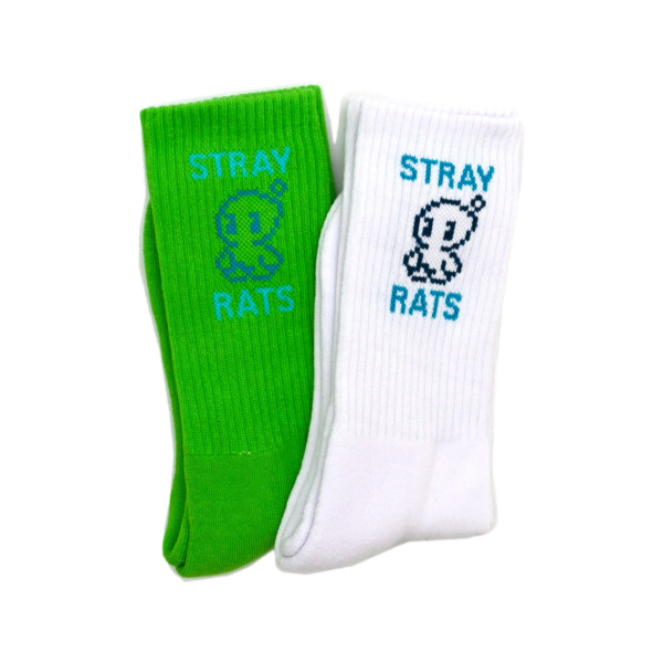 STRAY RATS × SONIC THE HEDGEHOG /// CHAO SOCKS 01