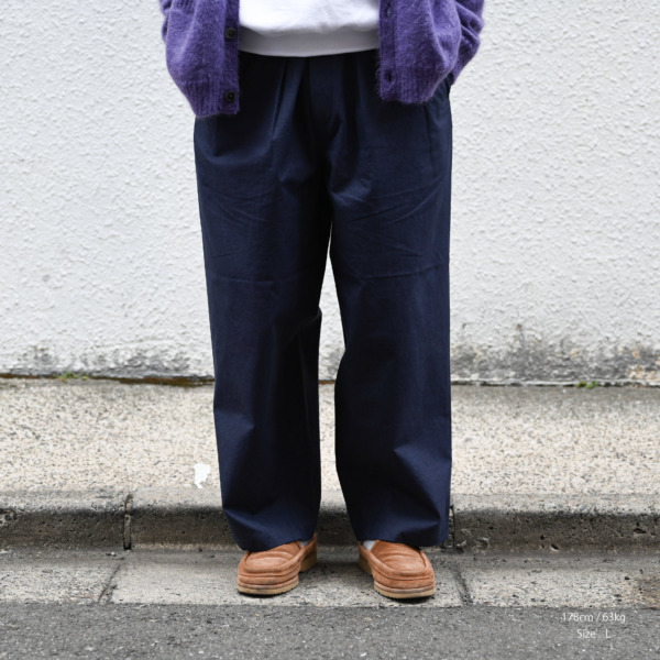 NOROLL /// THIKWALK C/L PANTS Navy 05