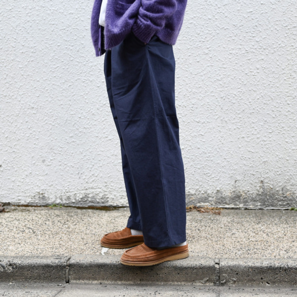 NOROLL /// THIKWALK C/L PANTS Navy 06