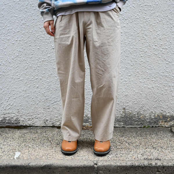 NOROLL /// THIKWALK C/L PANTS Natural 05