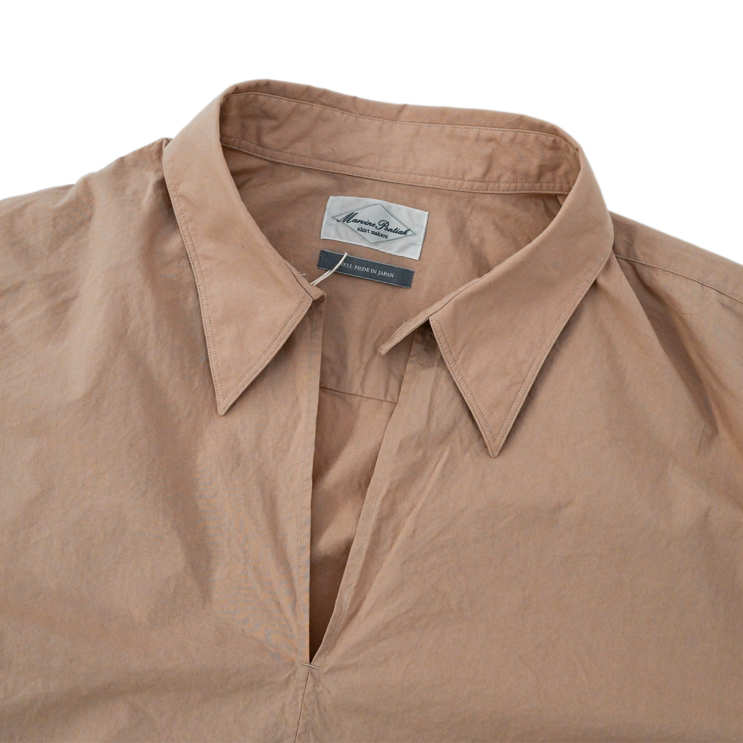 Marvine Pontiak shirt makers (Skipper SH Camel) 通販 ｜ SUPPLY 