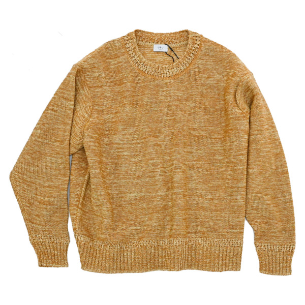 URU /// CREW NECK KNIT YELLOW 01