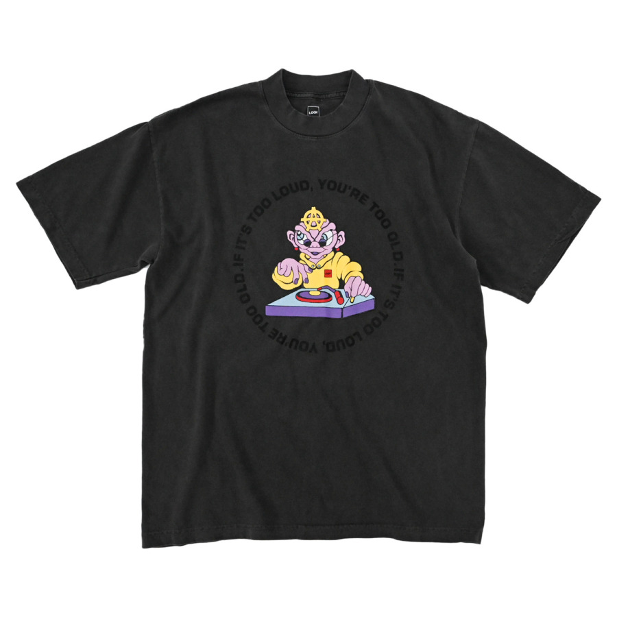 LQQK STUDIO (TAKE ME TO YOUR DJ TEE Faded Black) 通販 | SUPPLY TOKYO online store