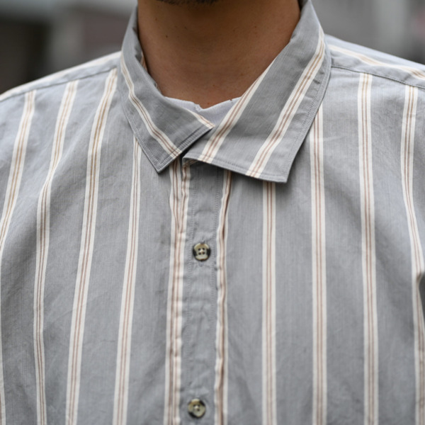 Marvine Pontiak shirt makers /// Italian Collar SH Beige ST 07