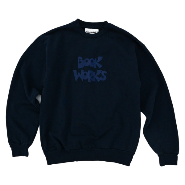 BOOK WORKS /// OG logo crew Navy 01