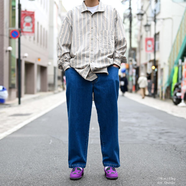 COMFORTABLE REASON /// Rodeo Color Slacks Indigo 07