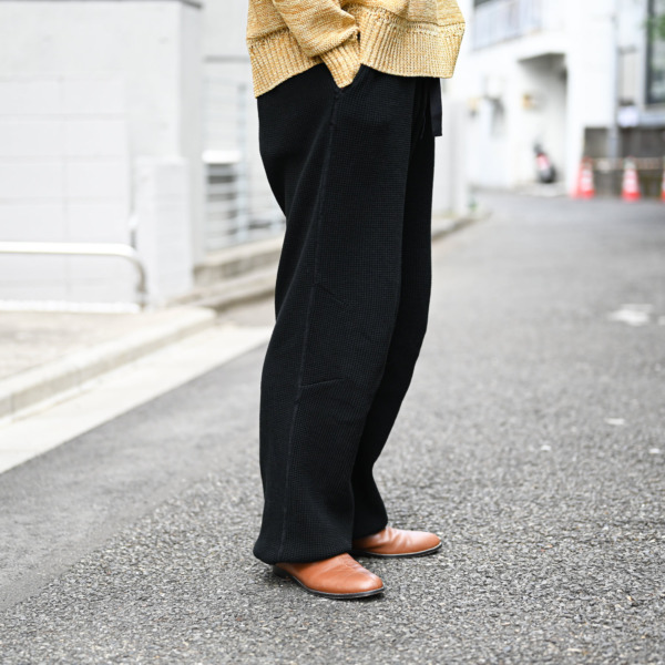 SUPPLY /// Waffle Pants Black 07