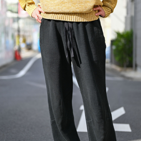 SUPPLY /// Waffle Pants Black 013