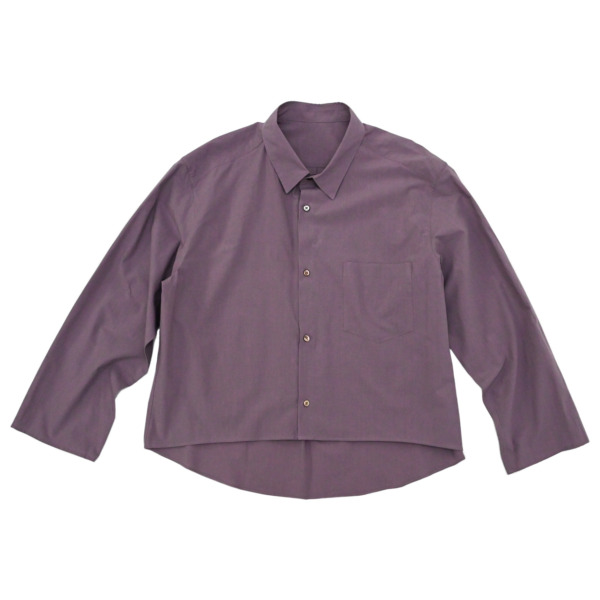 URU /// SHORT LENGTH LONG SLEEVE SHIRTS TYPE A Grape 01