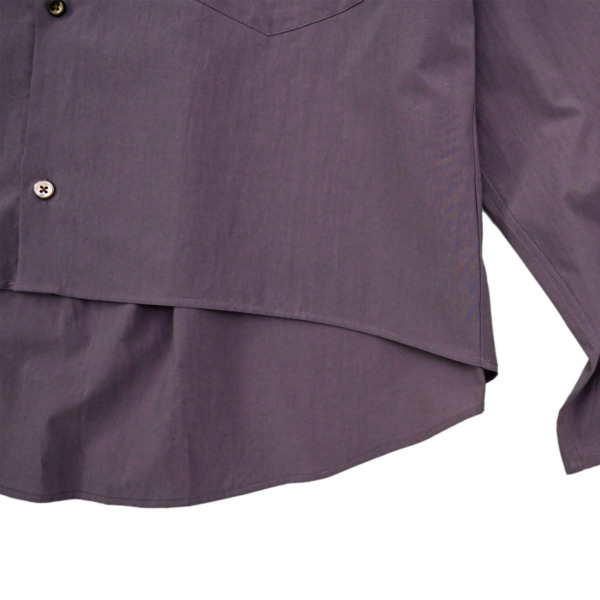 URU /// SHORT LENGTH LONG SLEEVE SHIRTS TYPE A Grape 03