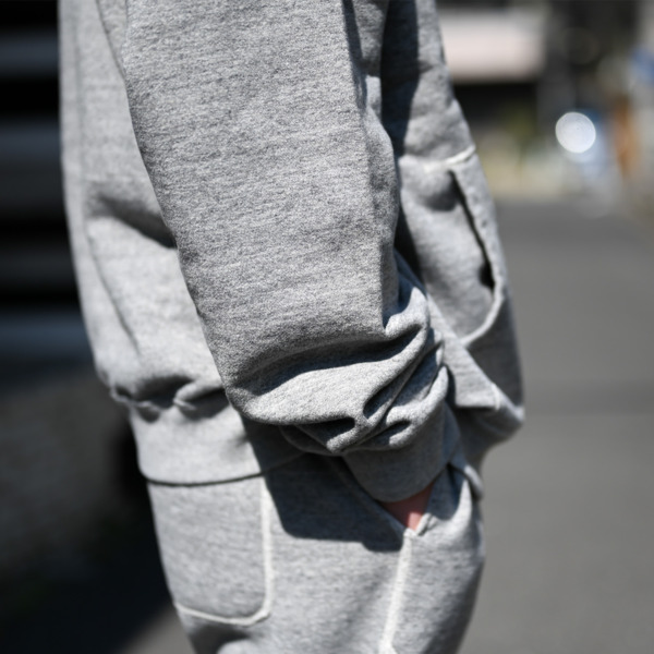 tone /// BASIC SWEAT PARKA Ash Gray 08