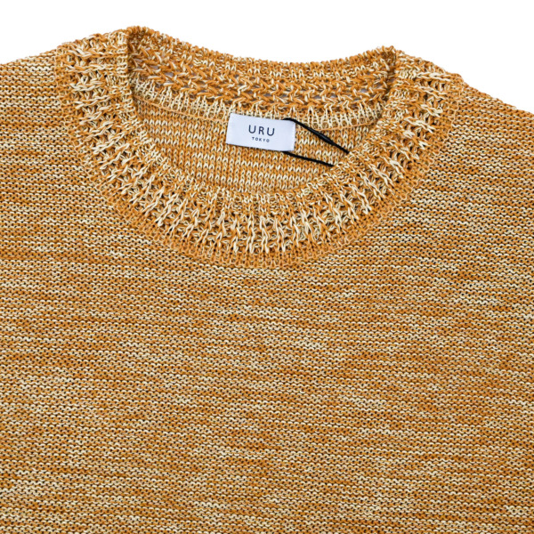 URU /// CREW NECK KNIT YELLOW 02