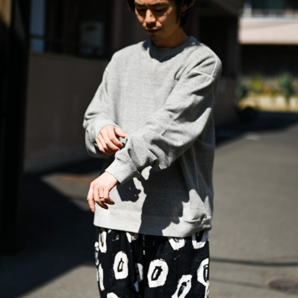 tone /// BASIC SWEAT PULLOVER Ash Gray 05