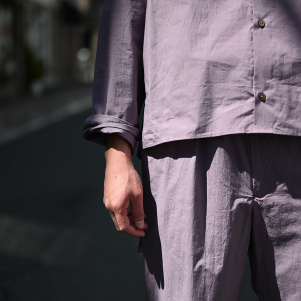 URU /// SHORT LENGTH LONG SLEEVE SHIRTS TYPE A Grape 06