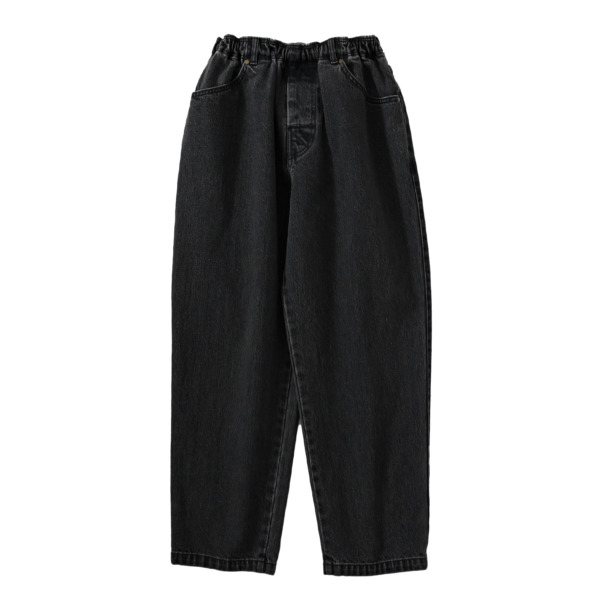 COMFORTABLE REASON /// Rodeo Color Slacks Black 01