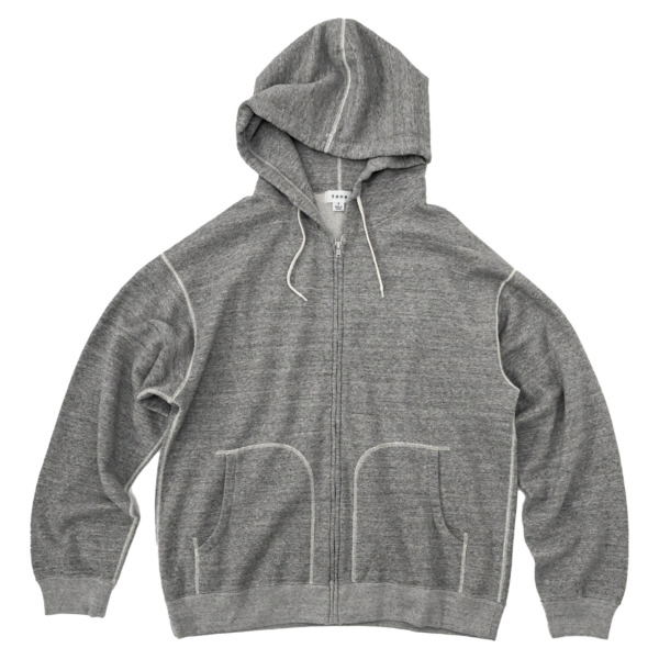 tone /// BASIC SWEAT PARKA Ash Gray 01