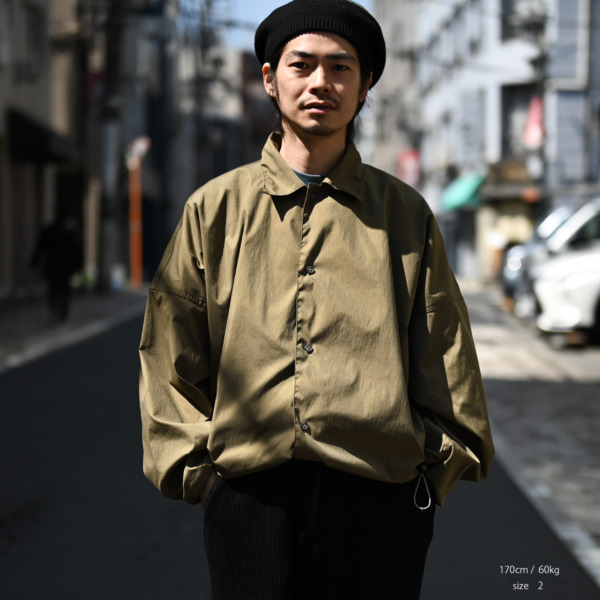 URU /// LONG SLEEVE SHIRTS Khaki 05