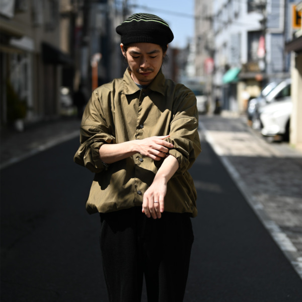 URU /// LONG SLEEVE SHIRTS Khaki 07