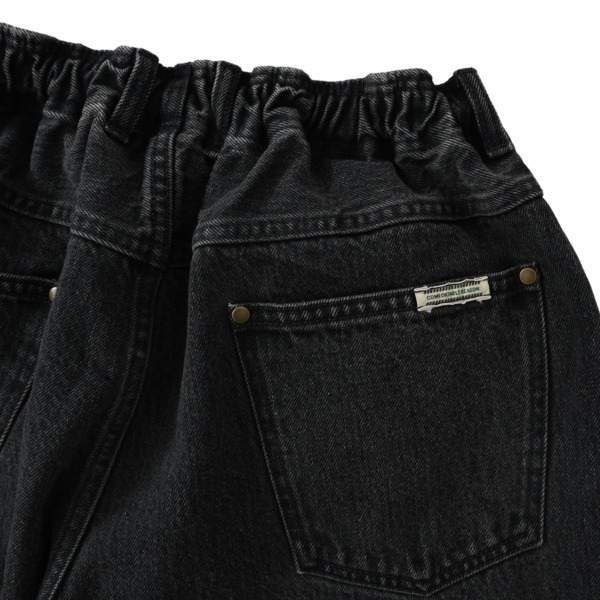 COMFORTABLE REASON /// Rodeo Color Slacks Black 03