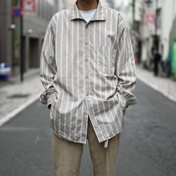 Marvine Pontiak shirt makers /// Italian Collar SH Beige ST 05