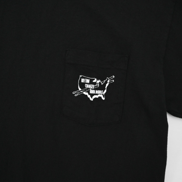 BOOK WORKS /// Rhythm Changes Book Works pocket Tee Black 04