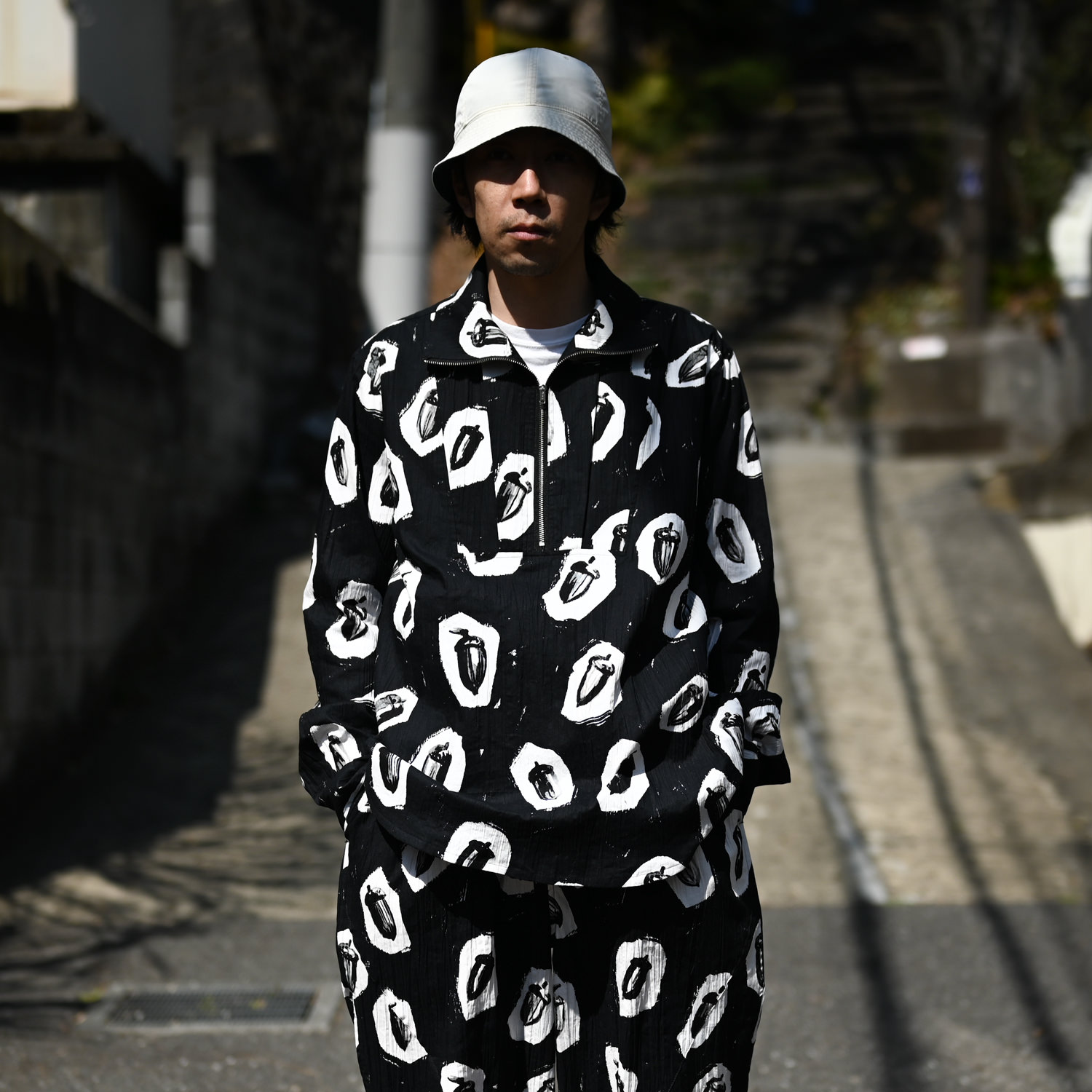 Sasquatchfabrix. (HALF ZIP L/S SHIRTS Donguri) 通販