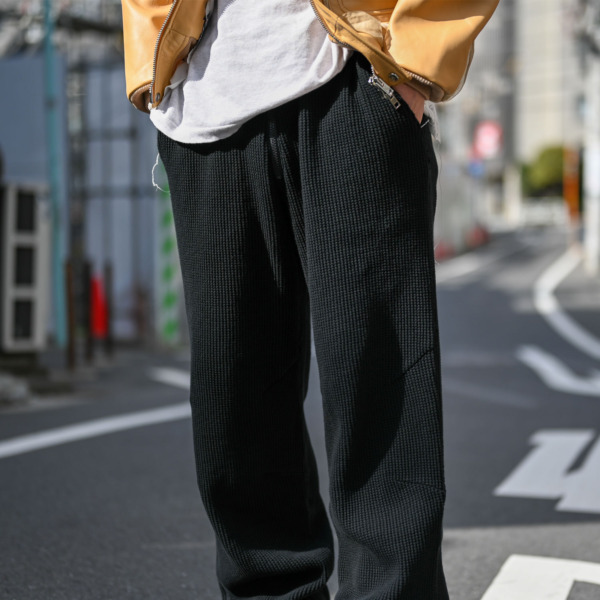 SUPPLY /// Waffle Pants Black 011