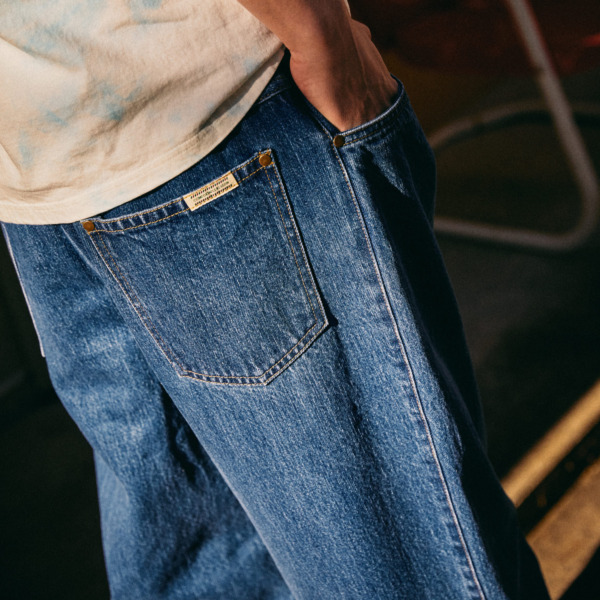 COMFORTABLE REASON /// Rodeo Color Slacks Indigo 05