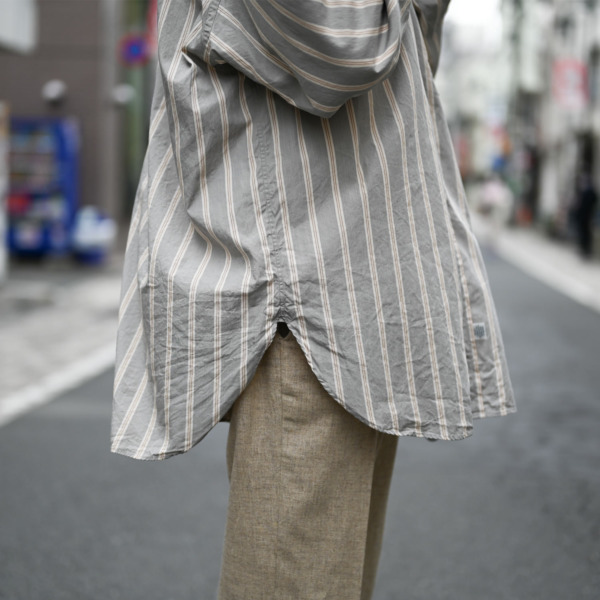 Marvine Pontiak shirt makers /// Italian Collar SH Beige ST 06