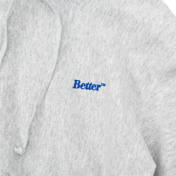 BETTER /// LOGO HOODIE Ash 02