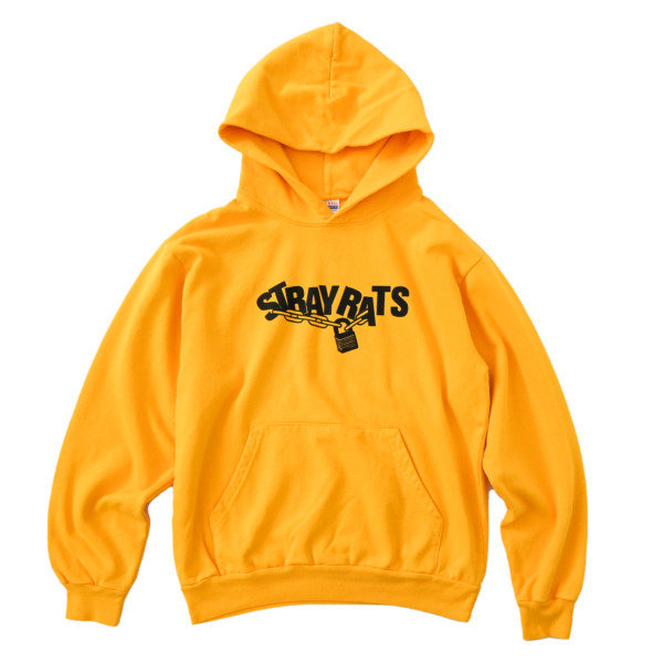 STRAY RATS /// LOCK HOODIE Gold 01