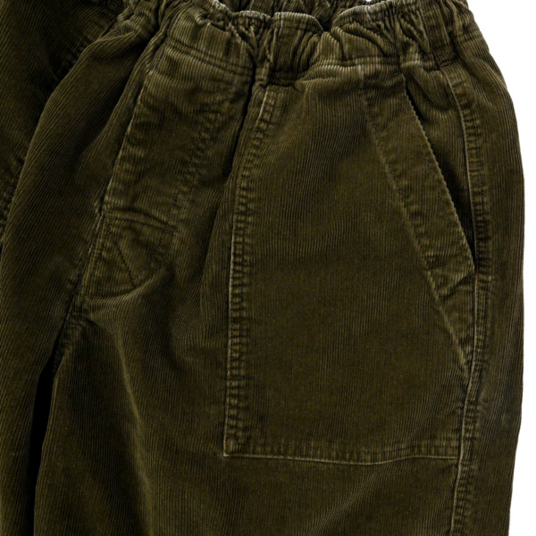 COMFORTABLE REASON /// Fade Cord Baker Shorts Olive 02