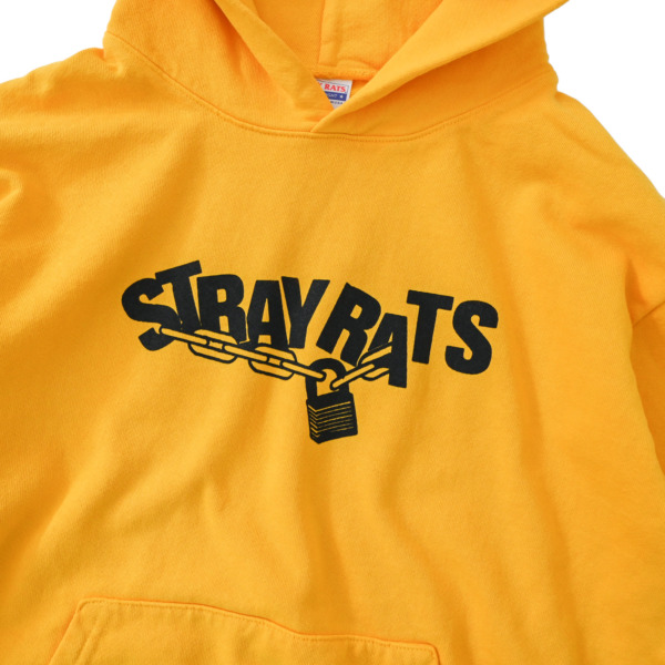 STRAY RATS /// LOCK HOODIE Gold 02