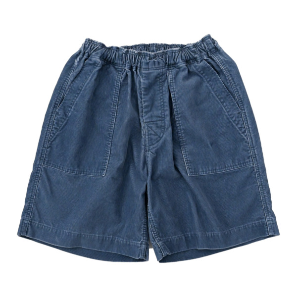 COMFORTABLE REASON /// Fade Cord Baker Shorts Sax 01