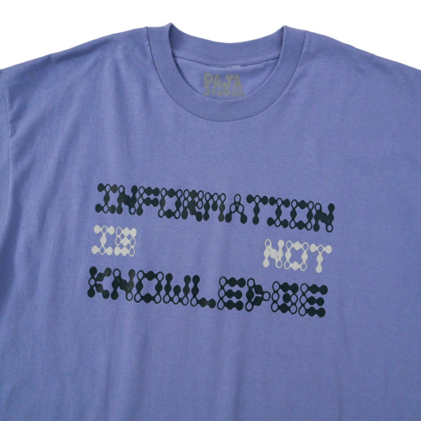 PAJA STUDIO /// Inforemation is not knowledge tee Jeans 02