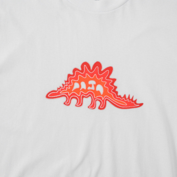 PAJA STUDIO /// Stegosaurus L/S tee White 02