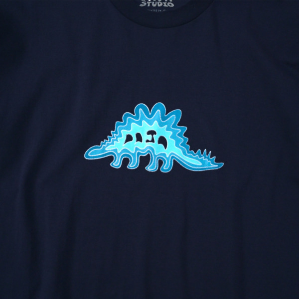 PAJA STUDIO /// Stegosaurus L/S tee Navy 02