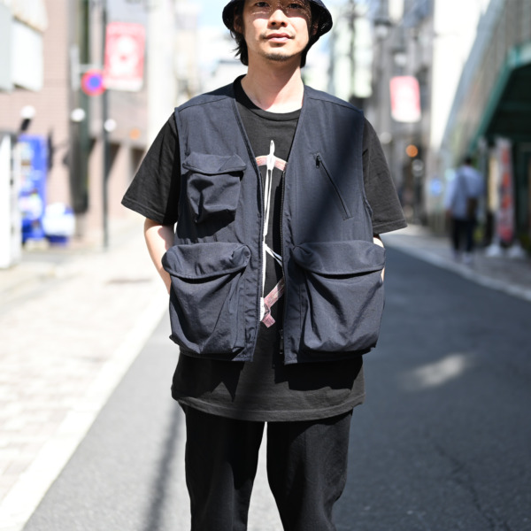 HOMELESS TAILOR /// MILITARY VEST Black 04